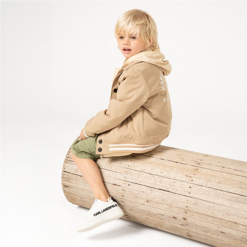 KARL LARGERFELD KIDS
Cazadora acolchada de sarga
