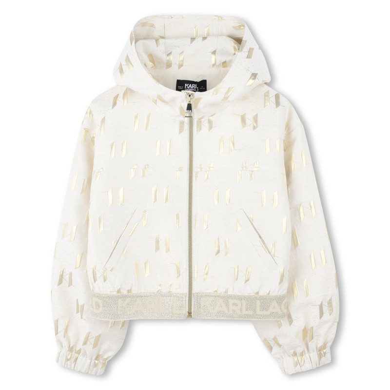 KARL LARGERFELD KIDS
Sudadera con detalles dorados
