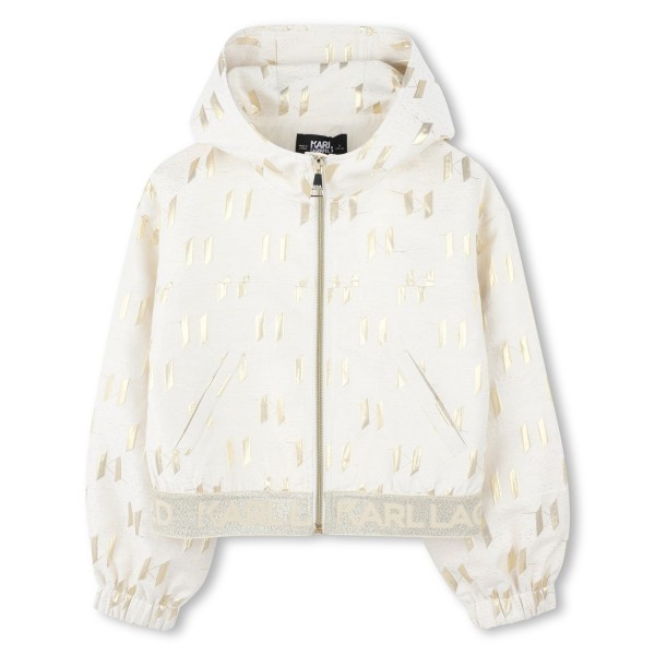 KARL LARGERFELD KIDS
Sudadera con detalles dorados
