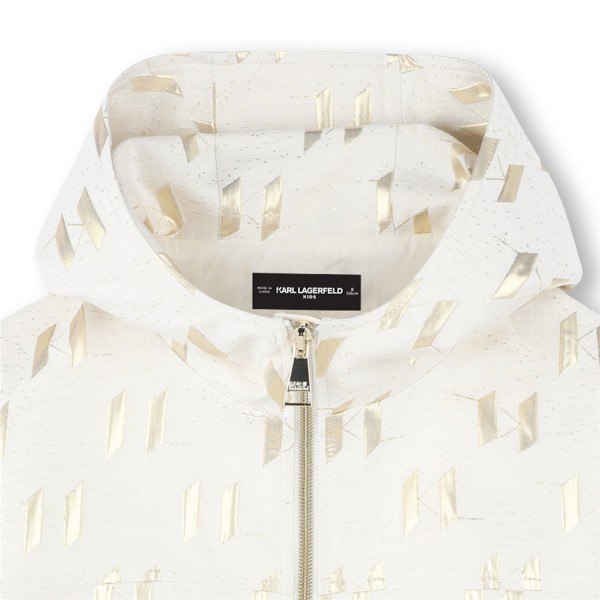 KARL LARGERFELD KIDS
Sudadera con detalles dorados
