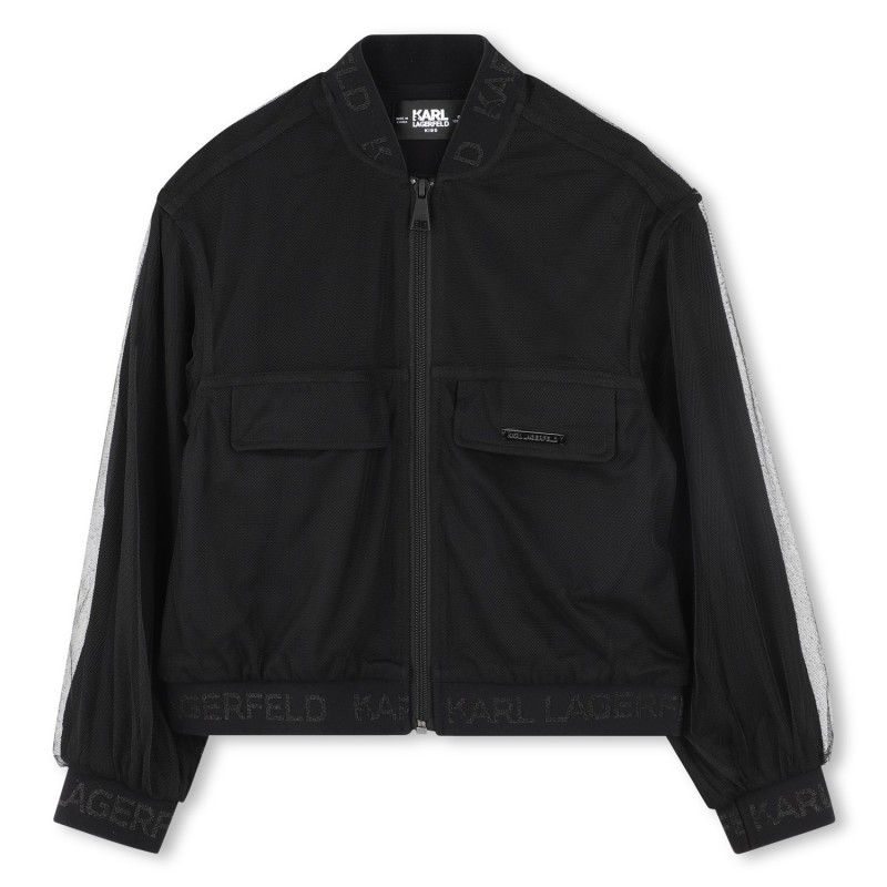 KARL LARGERFELD KIDS
Chaqueta cremallera y rejilla

