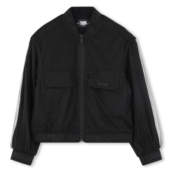 KARL LARGERFELD KIDS
Chaqueta cremallera y rejilla
