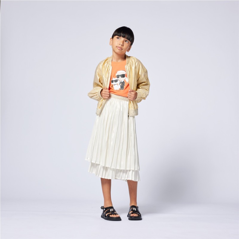 KARL LARGERFELD KIDS
Falda plisada de gasa