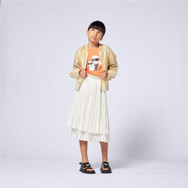 KARL LARGERFELD KIDS
Falda plisada de gasa